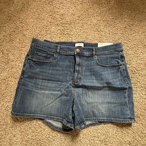 LOFT Blue Denim Cutoff Shorts